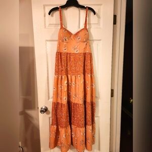 Band of the Free Floral Print Dress Size L NWT